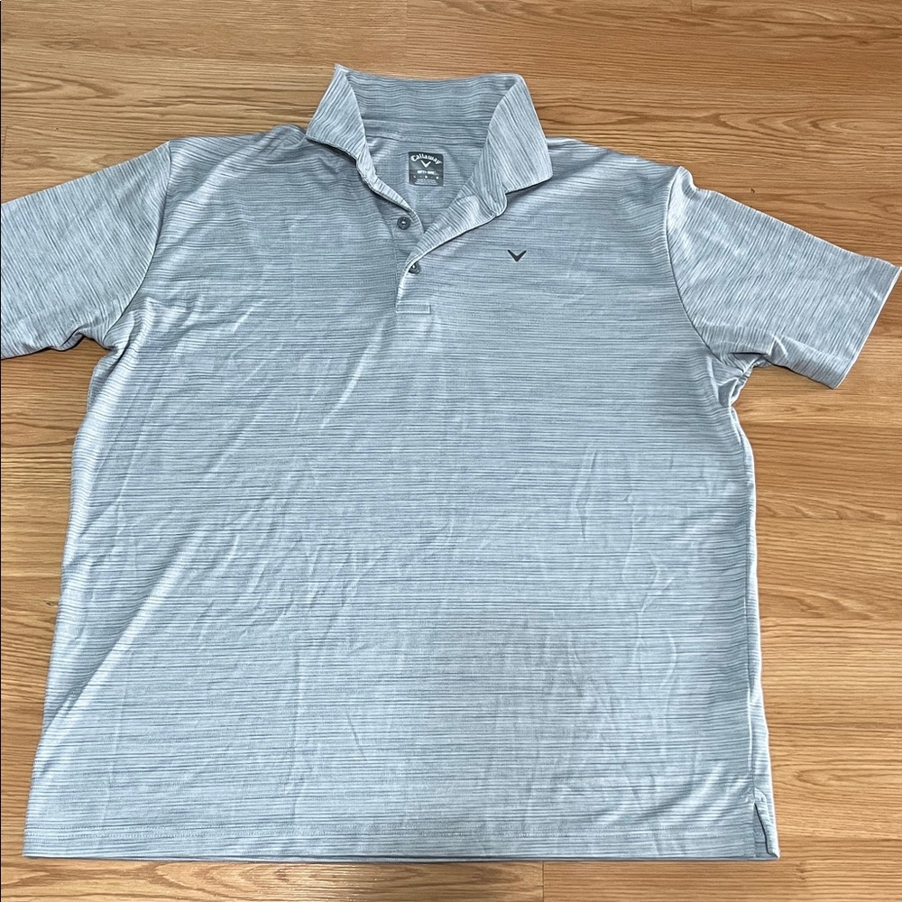Callaway Men's Heather Gray Polo Shirt